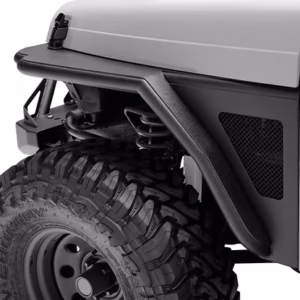 TJ Paramount Restyling Front Steel Fender with Flare Mesh Insert