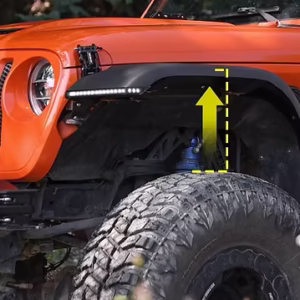 JL Sandstorm Aluminum High Mount Fender