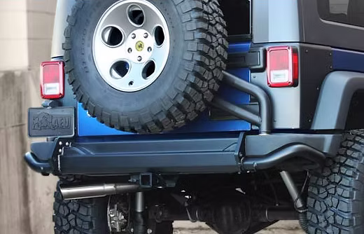 JK AEV Rear Bumper w/ Spare Tire Bracket