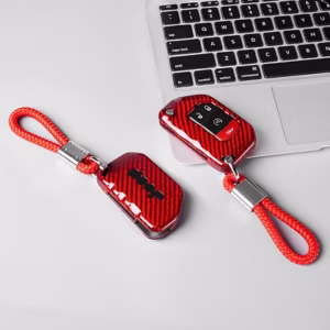 JL/JT Carbon Fiber Key Case (Red)