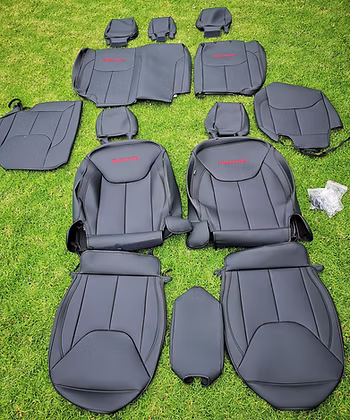 Jeep Wrangler 4- Door Genuine Leather Seat Cover