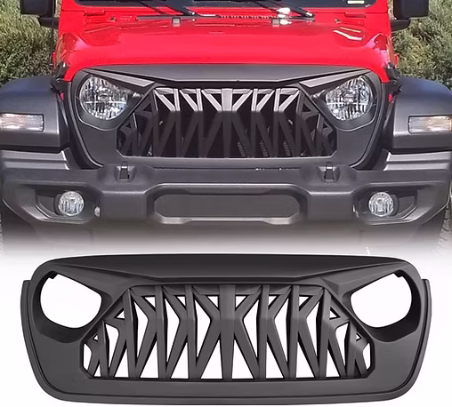 JL Mustang Grill Matte Black