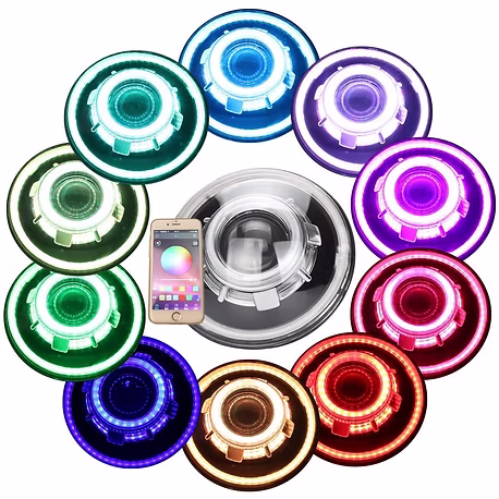 RGB Demon Eye LED Projector Headlight