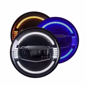 Longhorn 7" 100W Dynamic Triple Halo LED Headlight