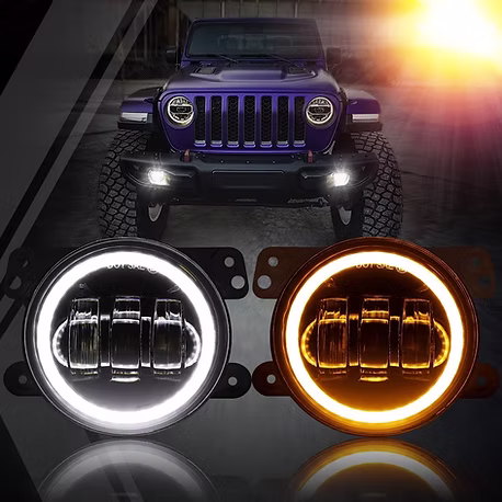 Fog Light w/ Angel Eye DRL+ Amber indicator