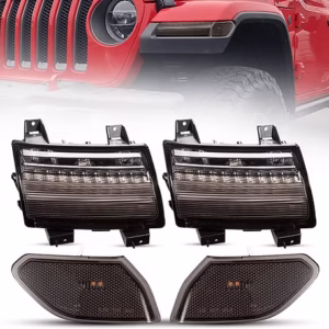 JL LED Fender Light Kit, LED Sequential Flashing Turn Signal w/ DRL