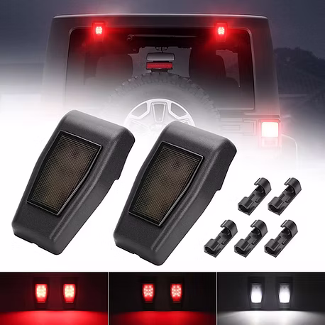 JK Rear Window Glass Hinge LED Light