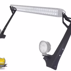 TJ 50" Roof bar light bracket w/o A-pillar