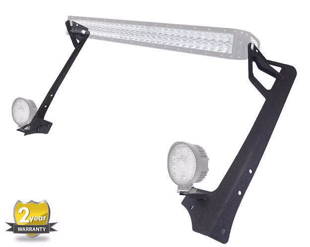 TJ 50″ Roof bar light bracket w/o A-pillar