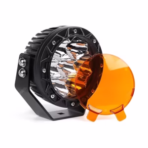 5" 35W spot beam round LED spot light with Amber Cover