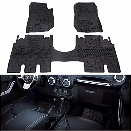 JK 4-Door Floor Mats for 2014-2018