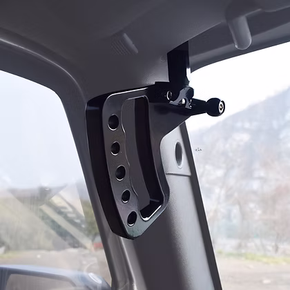 JK Aluminium Front Loop Grab Handle Black
