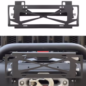 Winch License Plate Bracket