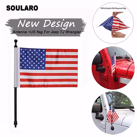 JK 14″ Aluminium Flag Antenna