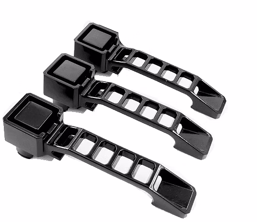 2Dr Door Handles Aluminum 3pcs