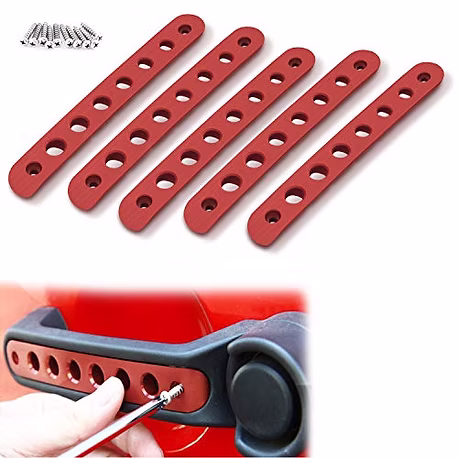 Door handle trim cover Red