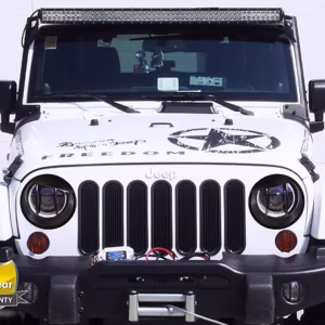 JK Angry Bird Style Headlight Bezels