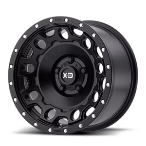 KMC® -XD129 HOLESHOT Satin Black 17X9 (Set of 5pcs)