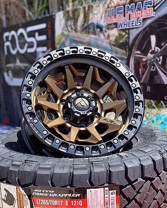 FUELOFFROAD® COVERT D696 17×9 ET-12 (Set of 5pcs)