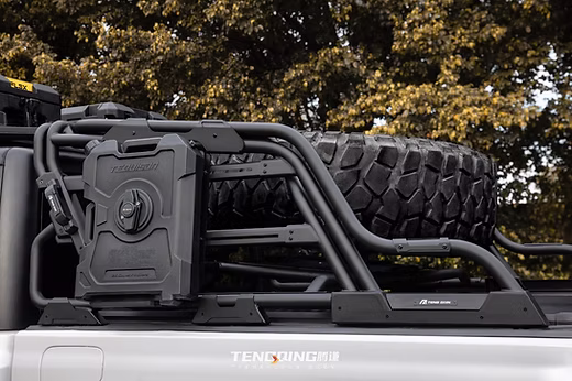 JT Chase Rack – Aluminum/ Carbon Steel Spare Tire Rack